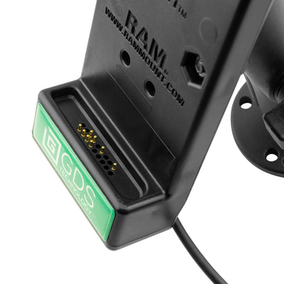 GDS® Powered USB Type-C Phone Dock with Drill-Down Double Ball Mount - RAM-B-138-GDS-DOCK-V1CPU