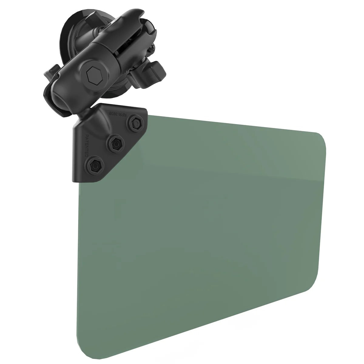 RAM® Twist-Lock™ Suction Cup Mount with Swivel Socket Arm & Sun Visor - RAM-B-166-326-VIS-G1U