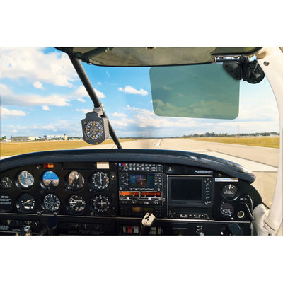 RAM® Twist-Lock™ Suction Cup Mount with Swivel Socket Arm & Sun Visor - RAM-B-166-326-VIS-G1U