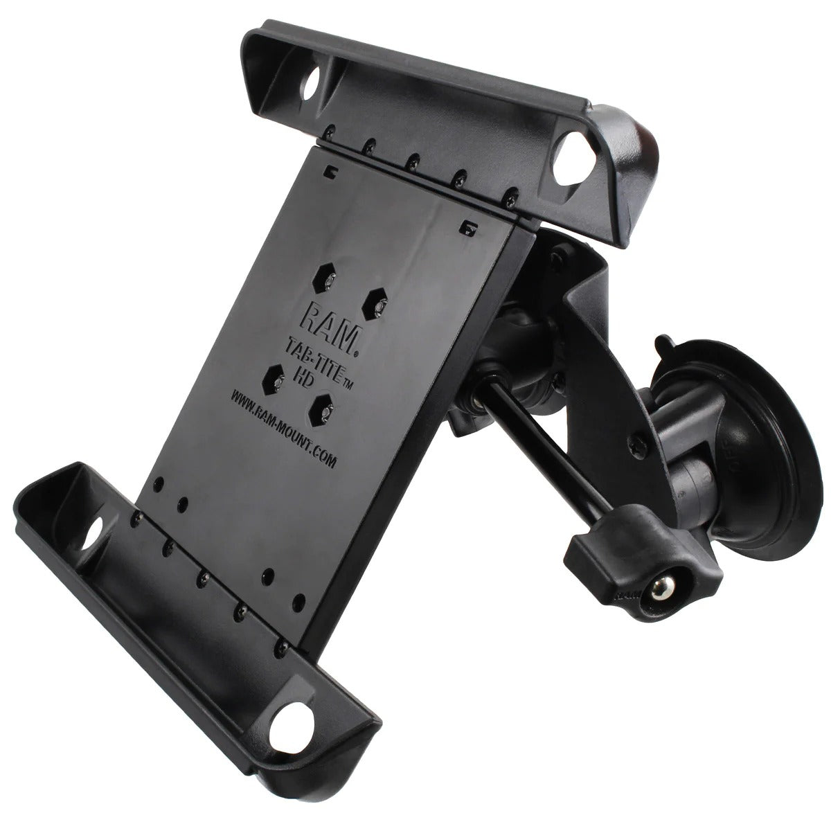 RAM® Tab-Tite™ Dual Suction Mount with Extension Knob for iPad Gen 1-4 - RAM-B-189-A-TAB3-ALA1-KRU