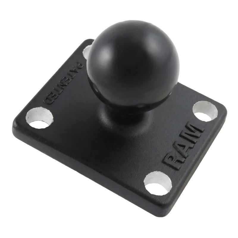 RAM® Ball Adapter with AMPS Plate and 7mm Holes - RAM-B-347U-BT