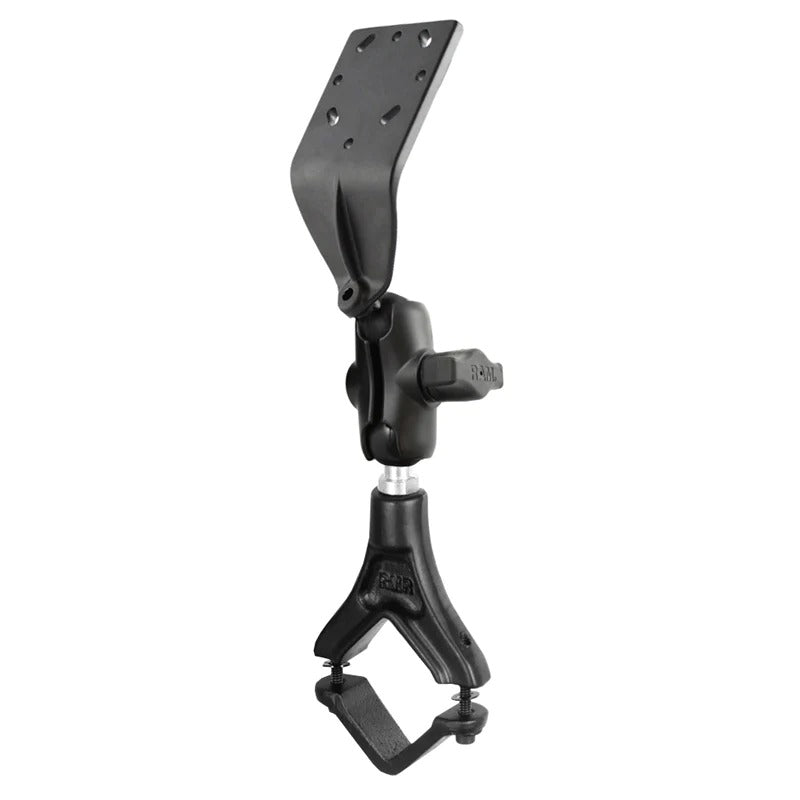 RAM® Yoke Clamp Mount with Curved Plate for Pilatus PC-12NG - RAM-B-380-A-125BU