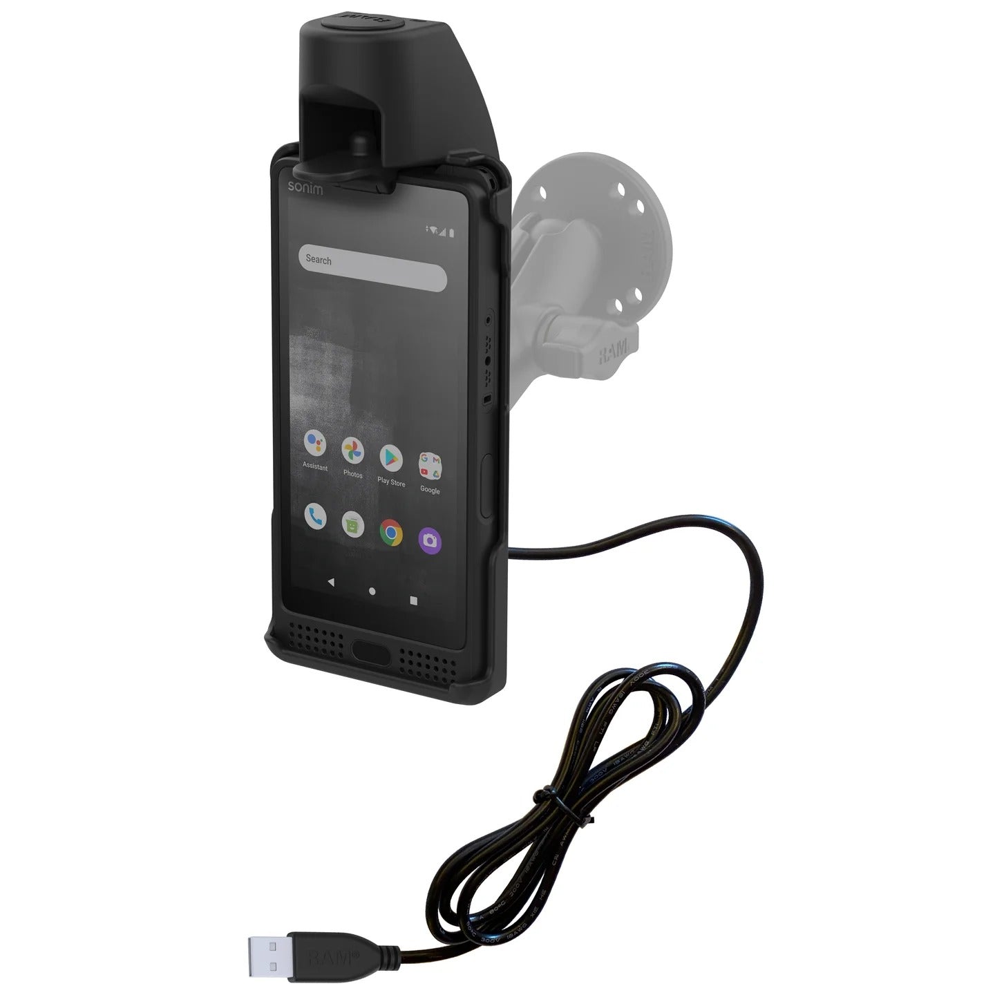 RAM® EZ-Roll'r™ Powered Dock for Sonim XP10 - RAM-HOL-SNM4PU