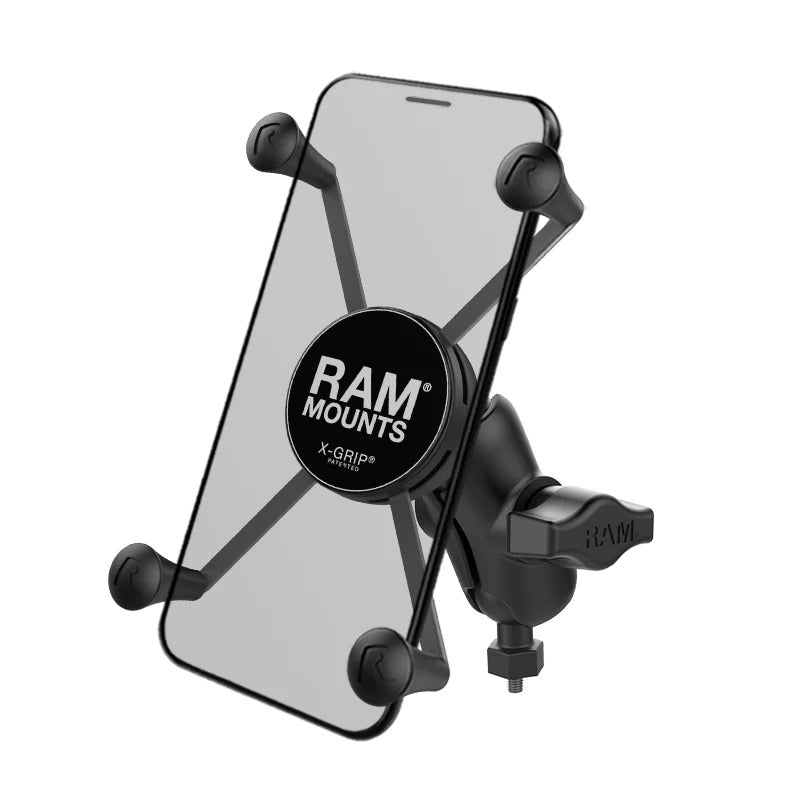 RAM® X-Grip® Large Phone Mount with RAM® Tough-Ball™ M6-1 x 6mm Base - RAM-HOL-UN10B-A-379-M616U