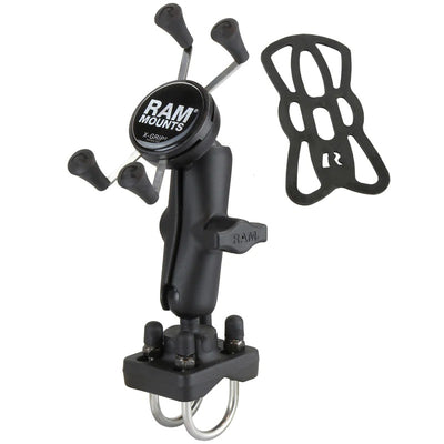 RAM® X-Grip® Phone Mount with Double U-Bolt Base - RAM-HOL-UN7B-235U