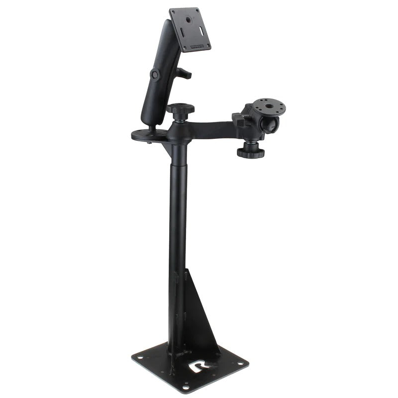 RAM® Universal Drill-Down Mount with Swing Arms and Double Ball Mounts - RAM-VBD-122-WEST1