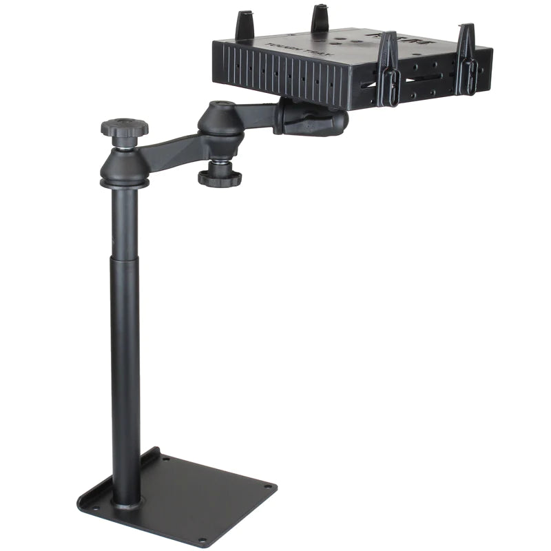 RAM® Universal Drill-Down Horizontal Laptop Mount with Flat Arms - RAM-VBD-125-SW1-FL