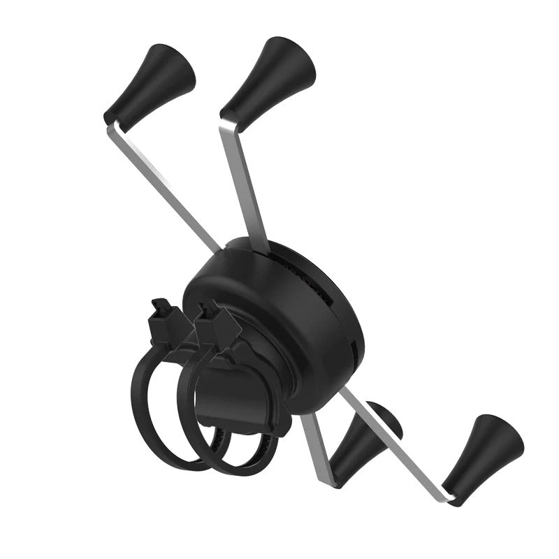 RAM® X-Grip® Large Phone Mount with Low Profile Zip Tie Handlebar Base - RAP-460Z-UN10U
