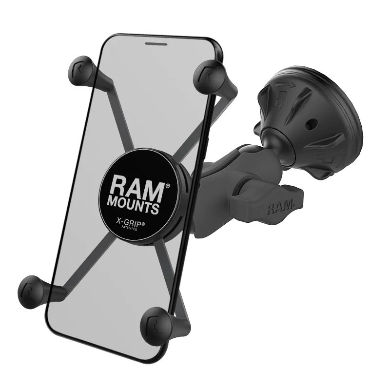 RAM® X-Grip® Large Phone Mount with Composite Suction Cup Base - RAP-B-224-2-A-UN10U