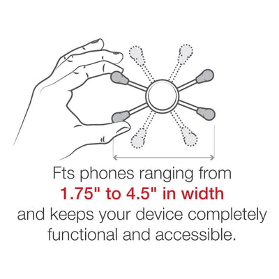 RAM® X-Grip® Large Phone Mount with Composite Suction Cup Base - RAP-B-224-2-A-UN10U