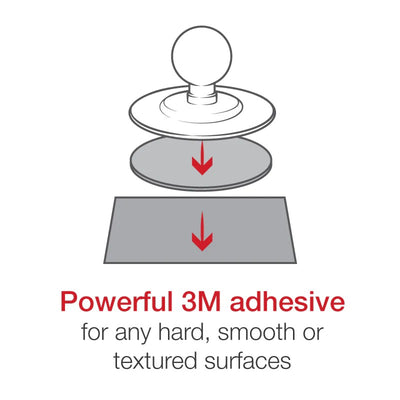 RAM® Flex Adhesive Double Ball Mount for TomTom Bridge + More - RAP-B-378-TOM1U