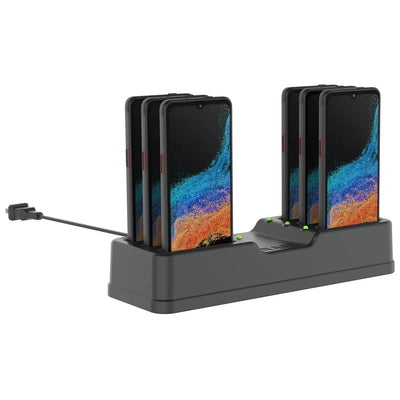 RAM® 6-Port Charging Dock for Samsung XCover6 Pro Without Case - RAM-DOCK-6G-SAM84PU