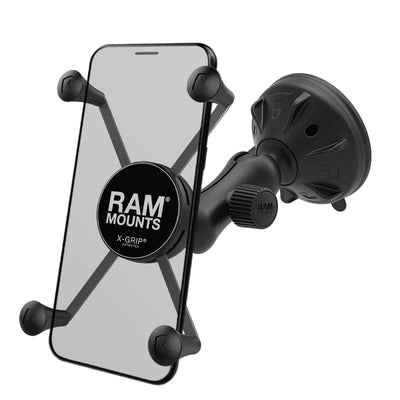 RAM® X-Grip® Large Phone Mount with Low Profile Suction Base - RAP-B-166-2-UN10U