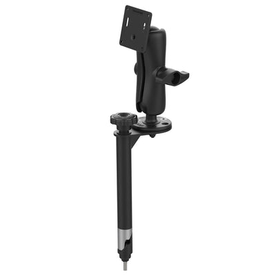 RAM® 8" Upper Flange Pole with D Size 75x75mm VESA Mount - RAM-VP-TTMF8-D-101-2461U