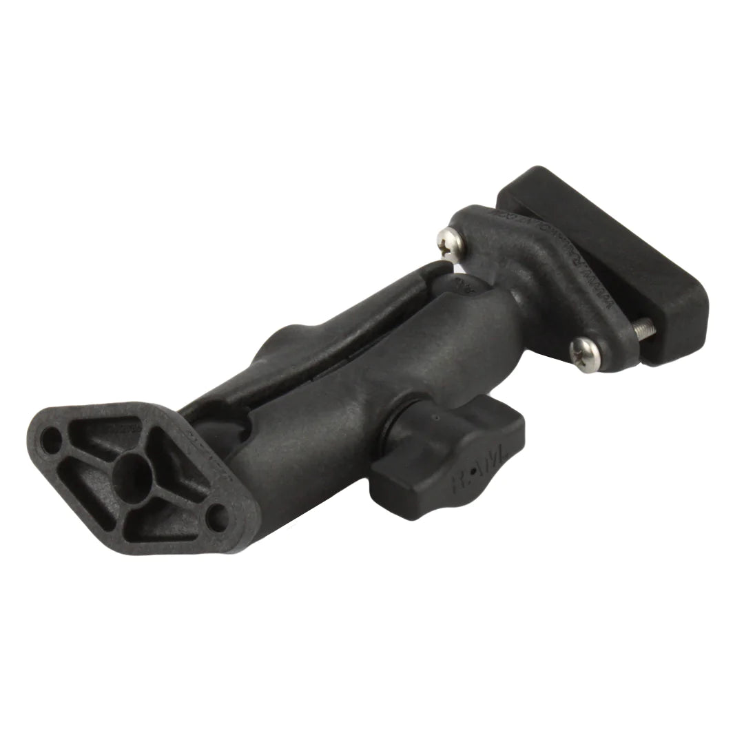 RAM® Composite Double Ball Mount with Diamond Plates and Backing Plate - RAP-B-102-238BU