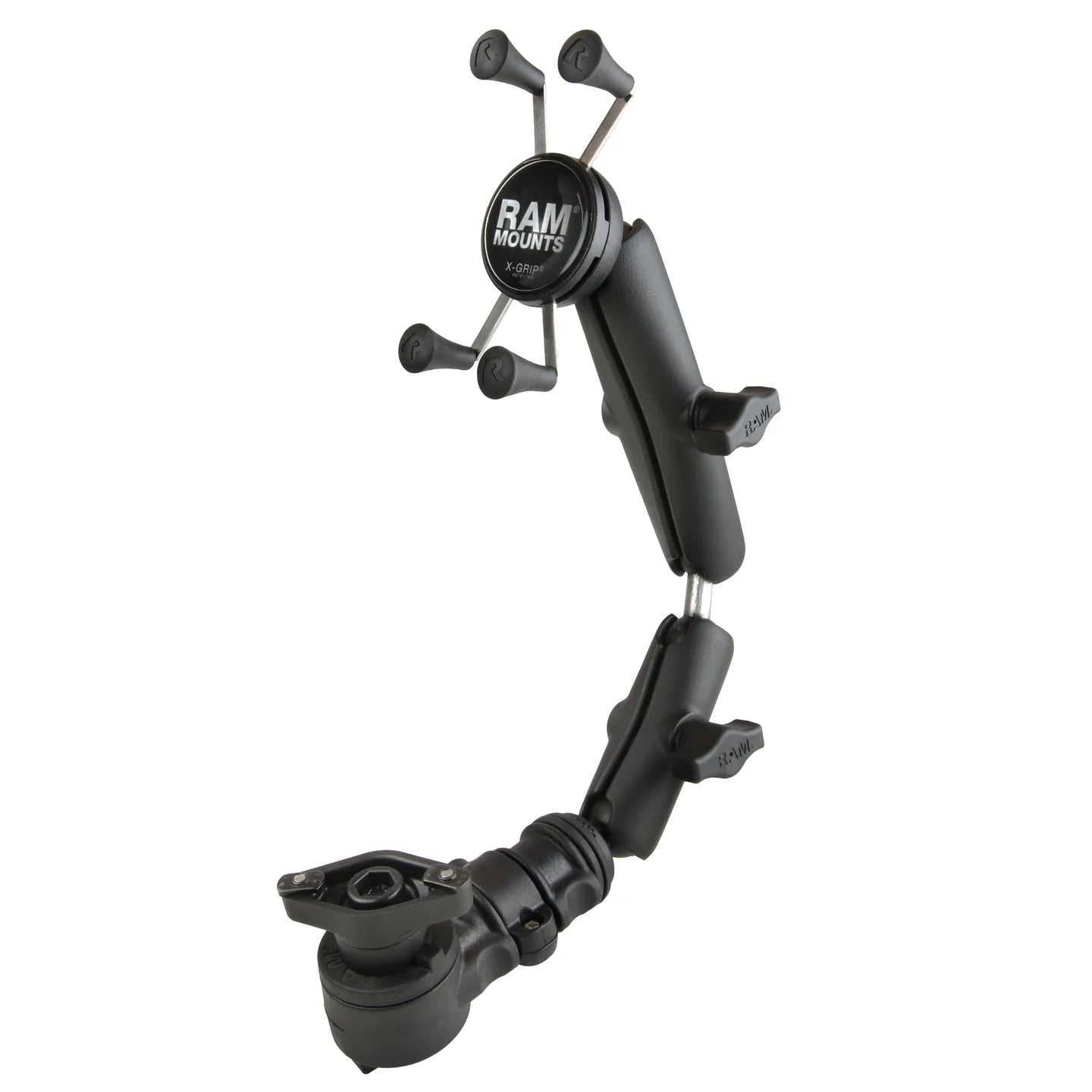 RAM® Phone Mount for Wheelchair Armrests with Quick Release & Swivel - RAP-AAPR-WCT-419-UN7U