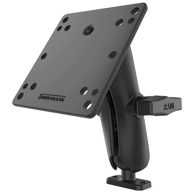 RAM® Double Ball Mount with 1" x 2" Base and 100x100mm VESA Plate - RAM-202-12-246U