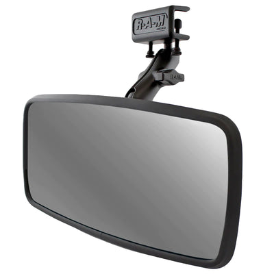 RAM® Glare Shield Clamp Mount with Rear View Mirror - RAM-B-126