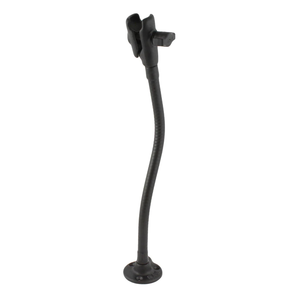 RAM® 90-Degree 12" Flexible Pipe with Double Ball Mount - RAM-B-123-9012BU