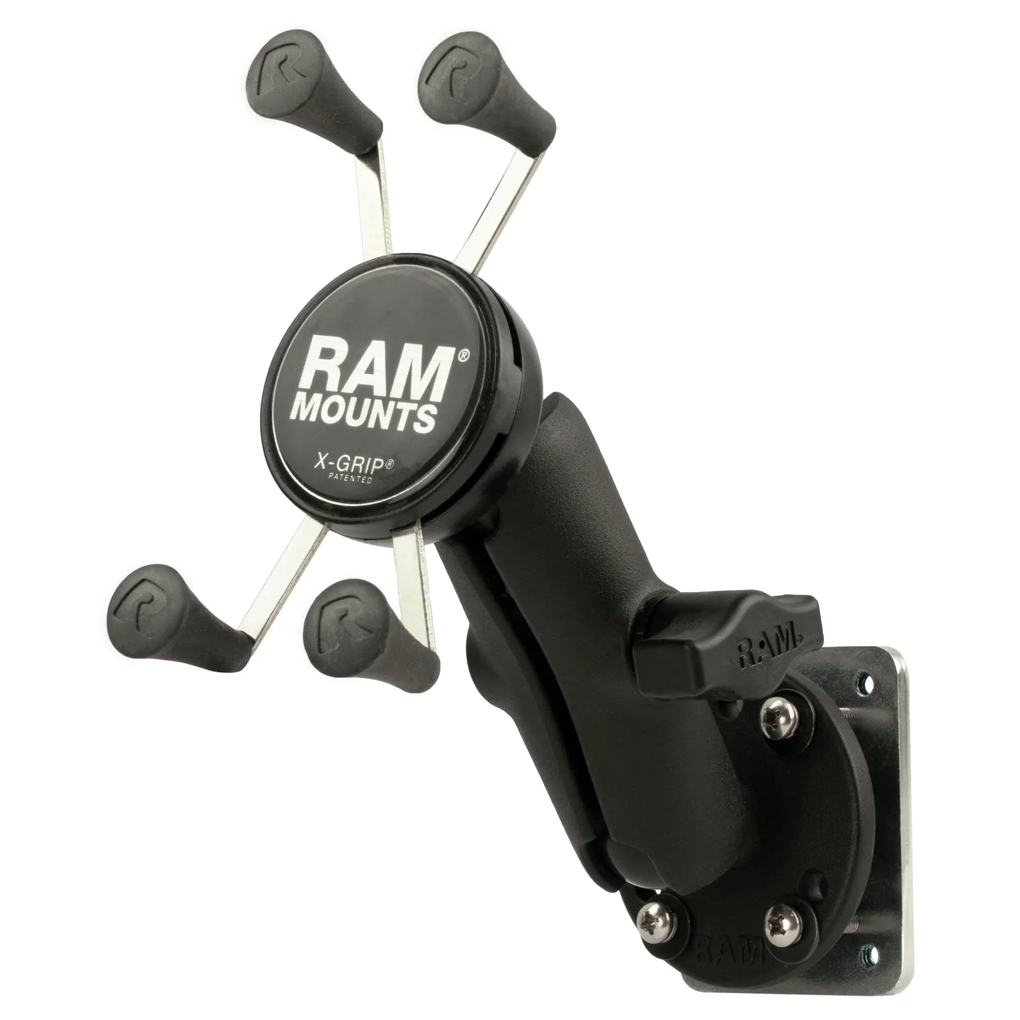 RAM® X-Grip® Phone Mount with Drill-Down Base & Backer Plate - RAM-B-138-UN7-225B2U