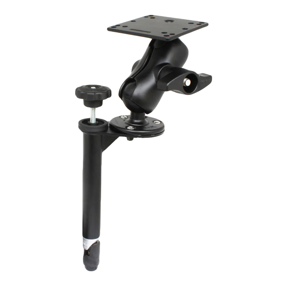 RAM® 8" Upper Pole with Double Ball Mount and 100x100mm VESA Plate - RAM-VBD-SW1-AES1