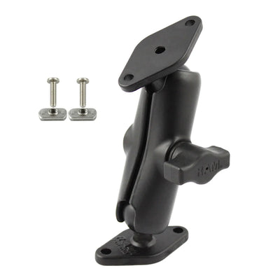 RAM® Double Ball Mount with Flat Panel Mounting Hardware - 3/8" Screws - RAM-B-102-FP2U