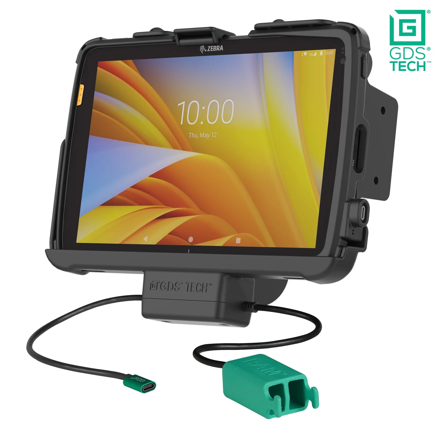 GDS® Power + Dual USB Dock for Zebra ET4x 10" Tablet with IntelliSkin® - RAM-GDS-DOCK-ZE21PD2U