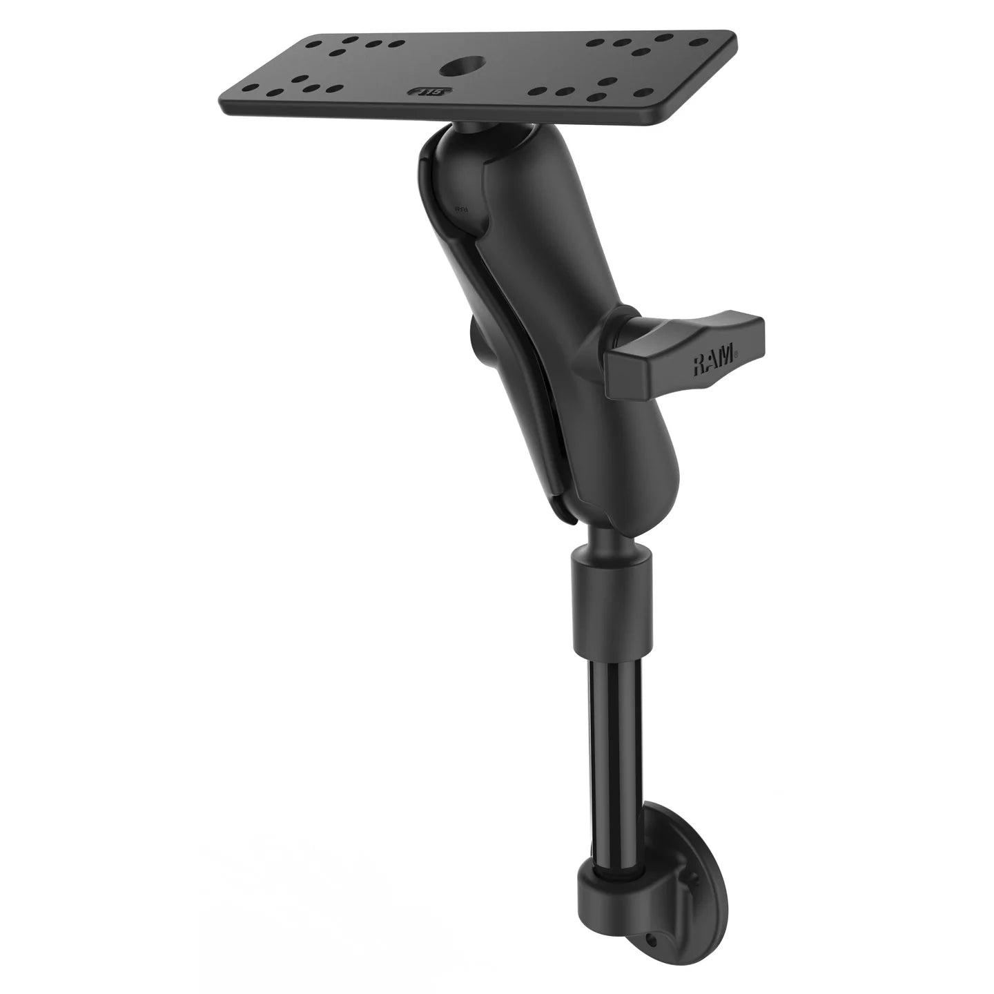 RAM® 6" Long 0° NPT Pipe Mount with Double Ball Mount - RAM-134-0