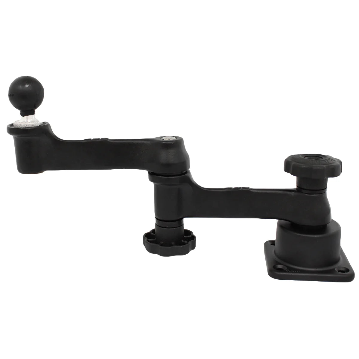 RAM® Horizontal 12" Swing Arm Mount with Ball - RAM-109H-1BU