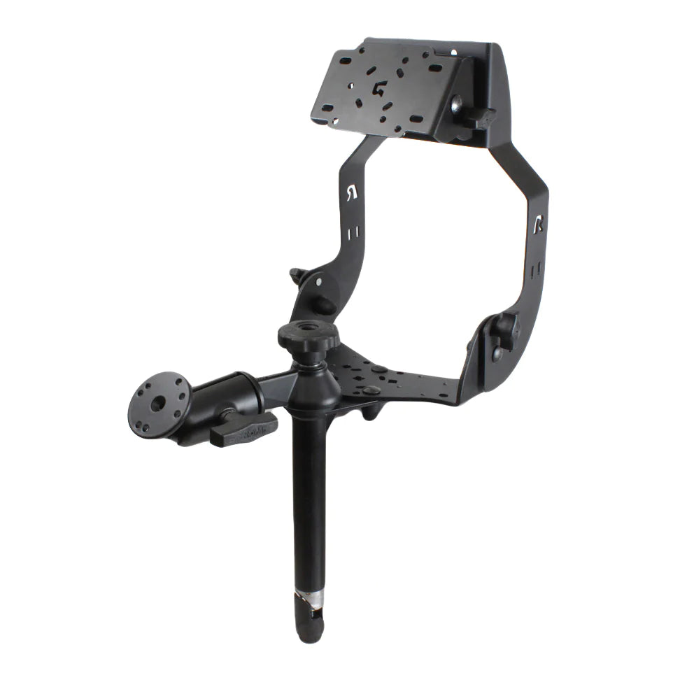 RAM® MDT Display Mount with Single Swing Arm and 8" Upper Pole - RAM-DIS-MDT1-8-SW1