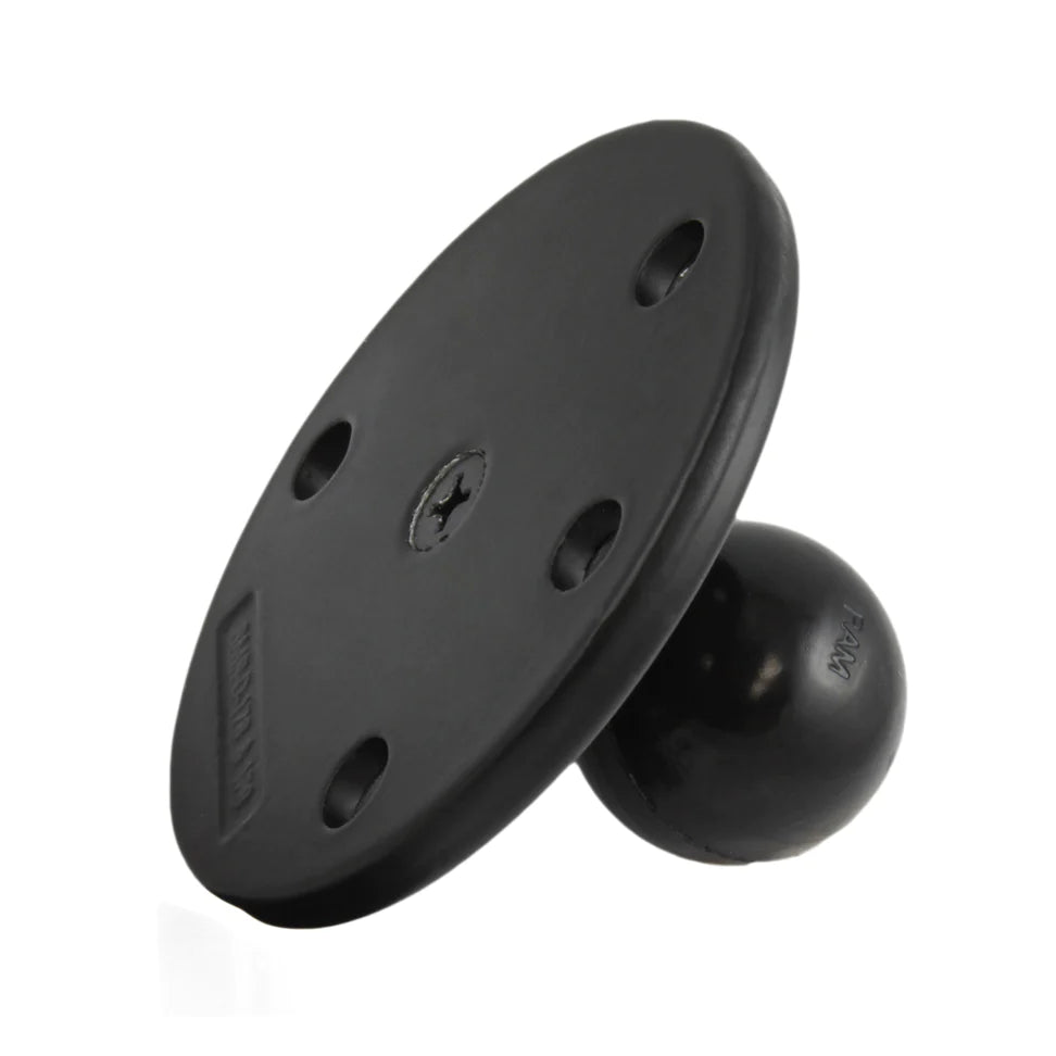RAM® Large Round Plate with Ball and Steel Reinforced Bolt - RAM-240U-IN1