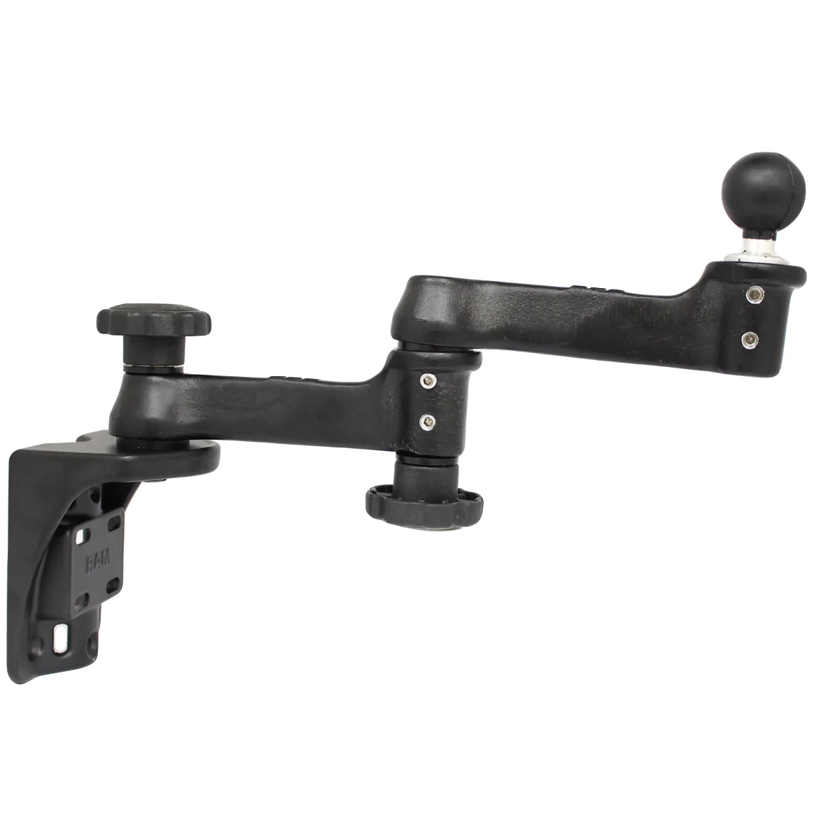 RAM® Vertical 12" Swing Arm Mount with Ball - RAM-109V-1BU