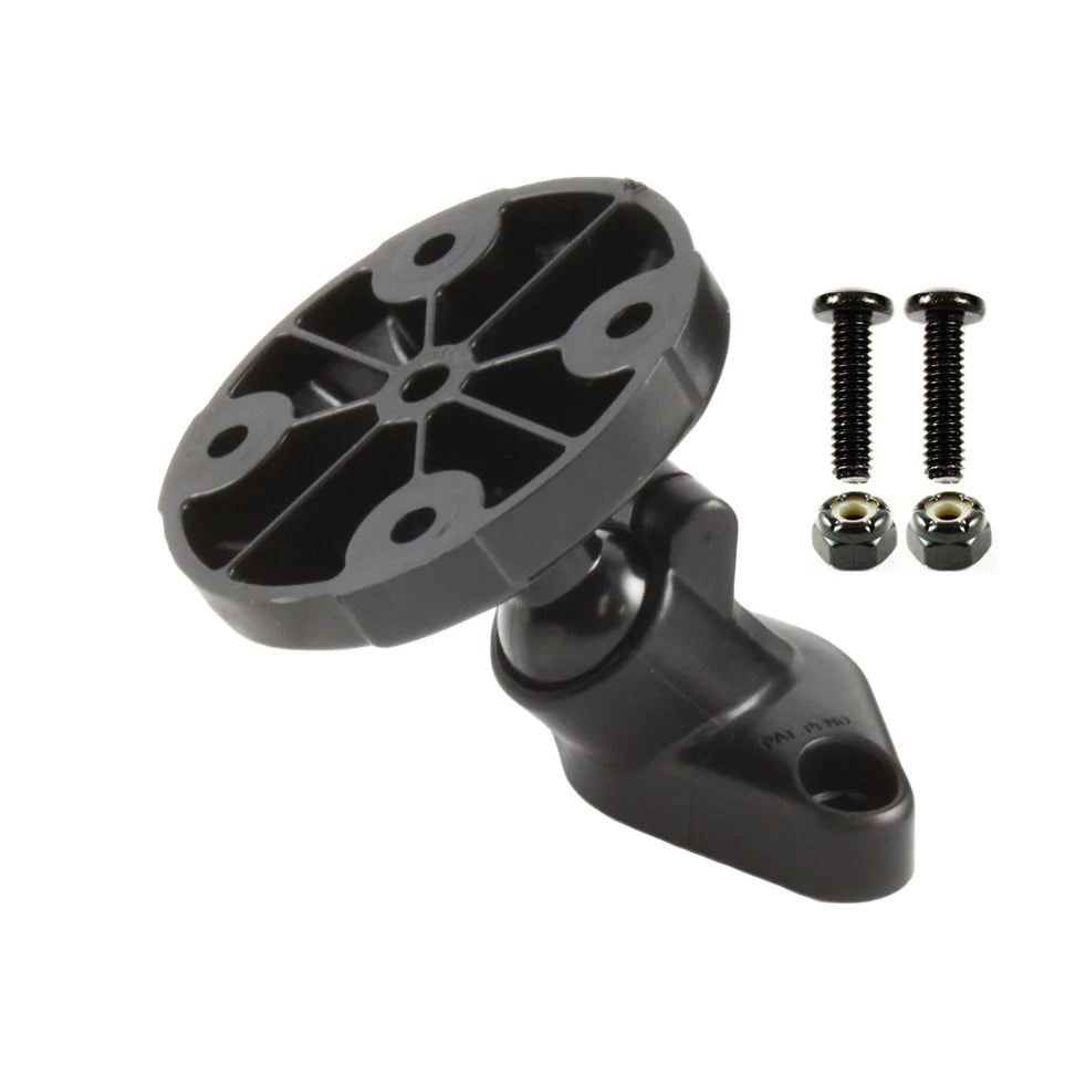 RAM® Snap-Link™ Mount with Round Plate & 45-Degree Diamond Plate - RAP-SB-190U