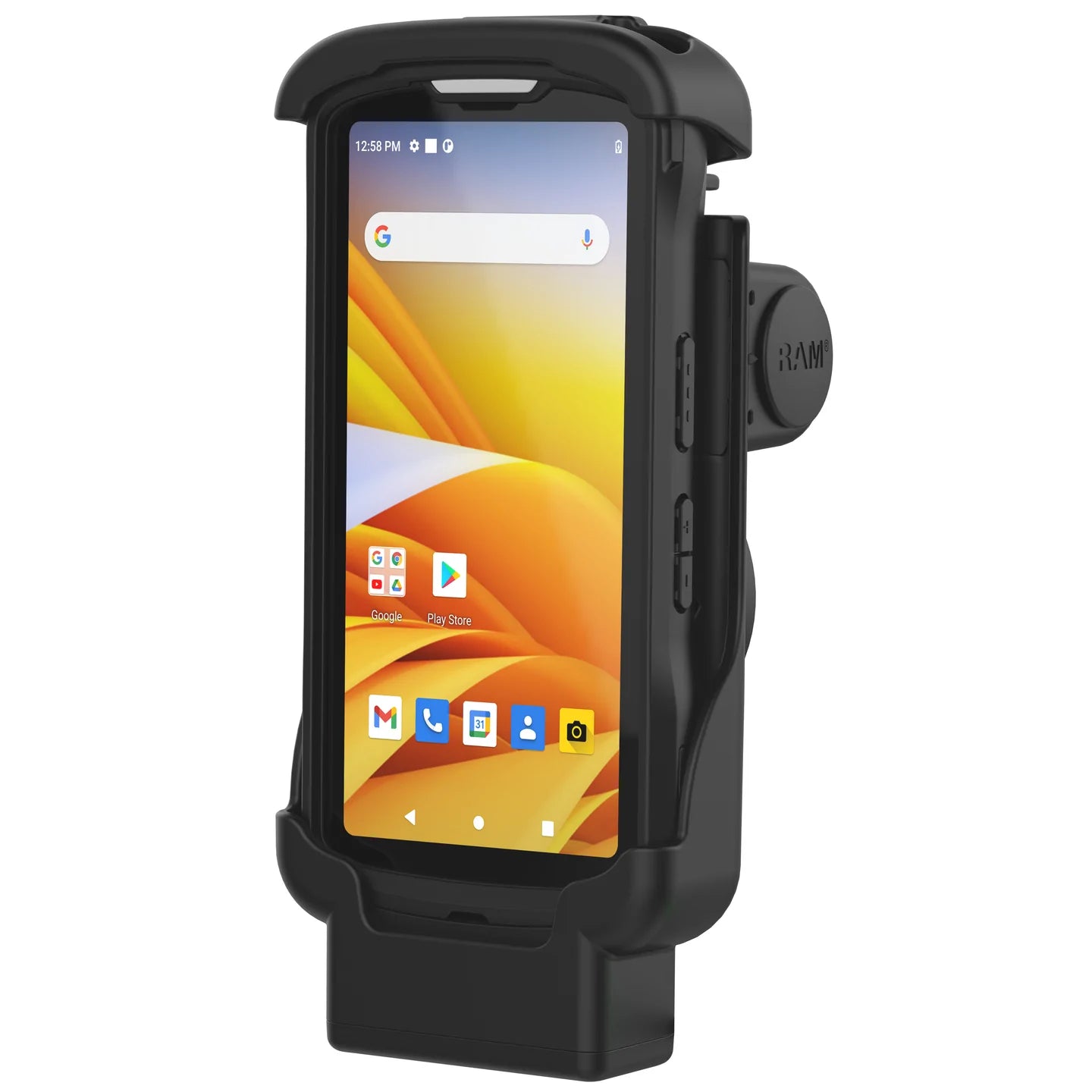 RAM® Key-Locking Form-Fit Dock for Zebra TC53 & TC58 - RAM-HOL-ZE17L-NP-2U