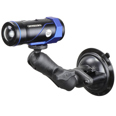 RAM® Twist-Lock™ Composite Suction Cup Mount with 1/4"-20 Camera Adapter - RAP-B-224-1-366