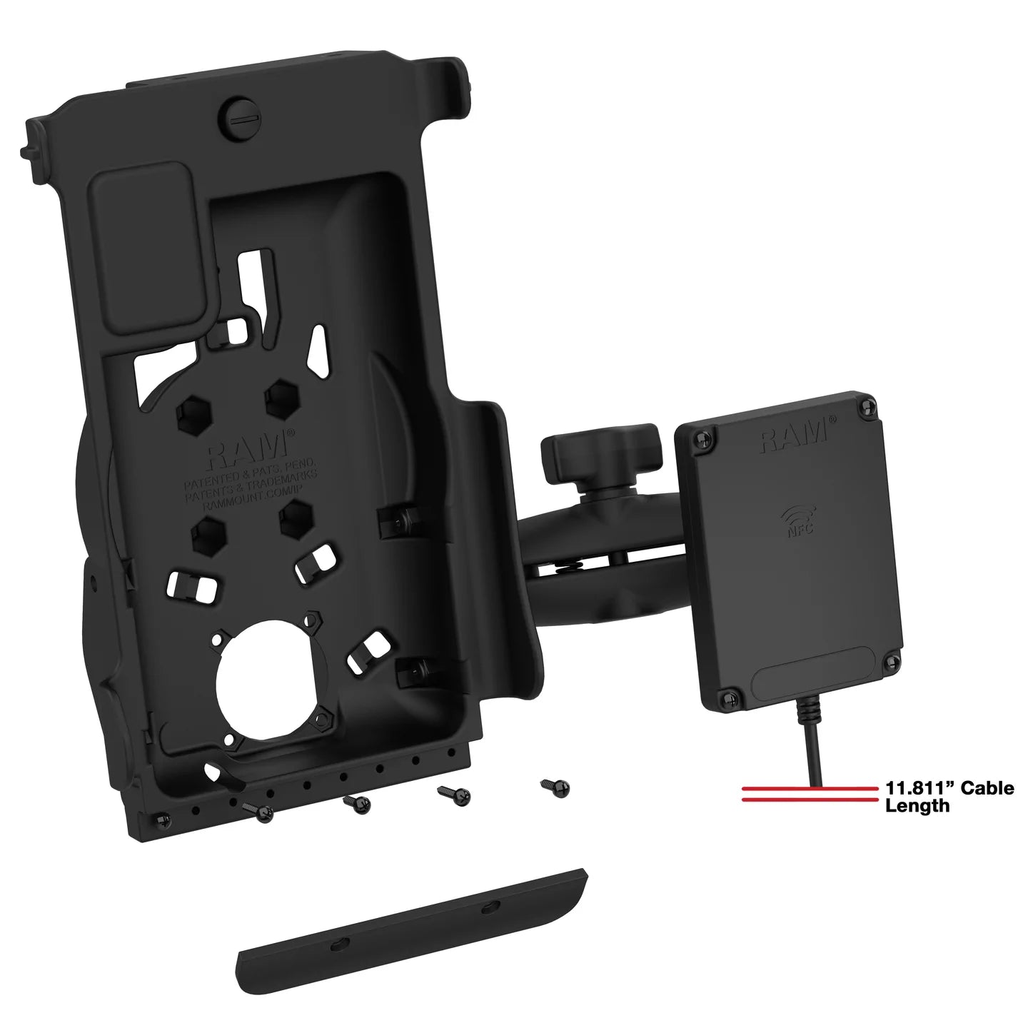 GDS® Tough-Dock™ Body for Samsung Tab Active5 & 3 with NFC Repeater - RAM-GDS-DOCKB-SAM62-NFCU