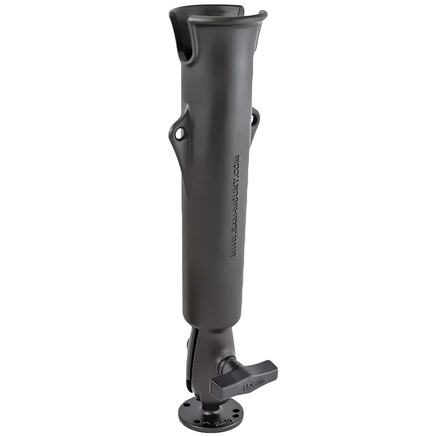 RAM® Tube™ Rod Holder with Round Plate for Salt Water Use - RAP-119SW