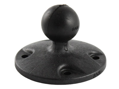 RAM 2.5" Composite Round Base with the AMPs Hole Pattern & 1" Ball - RAP-B-202U - OC Mounts