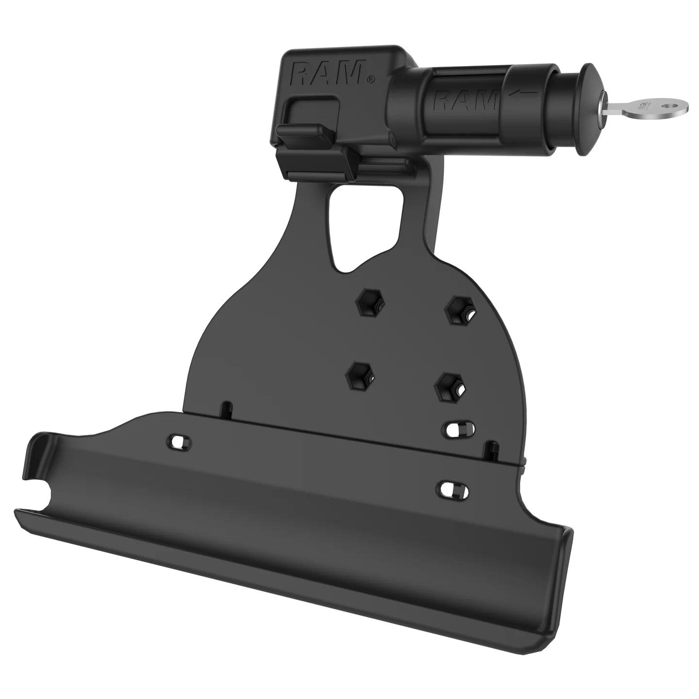 RAM® EZ-Roll'r™ Keyed Locking Holder for iPad 6th Gen, Air 2 + More - RAM-HOL-AP15KLU