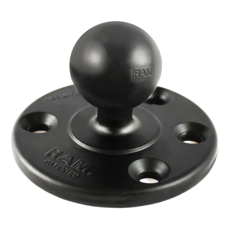 RAM® Large Round Plate with Ball and Steel Reinforced Bolt - RAM-240U-IN1