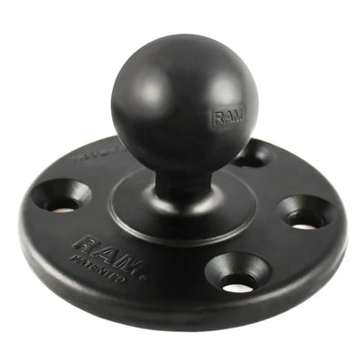 RAM® Large Round Plate with Ball and Steel Reinforced Bolt - RAM-240U-IN1