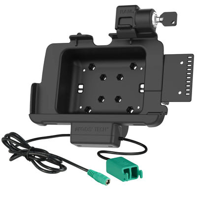Locking RAM® Tough-Dock™ Power + Dual USB for Zebra ET4x 8" Tablet - RAM-HOL-ZE20PD2KLU
