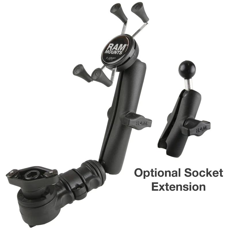 RAM® Phone Mount for Wheelchair Armrests with Quick Release & Swivel - RAP-AAPR-WCT-419-UN7U