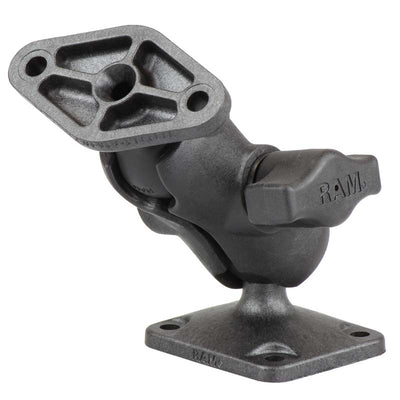 RAM® Composite Double Ball Mount with Diamond & AMPS Plates - RAP-B-238-A-347U