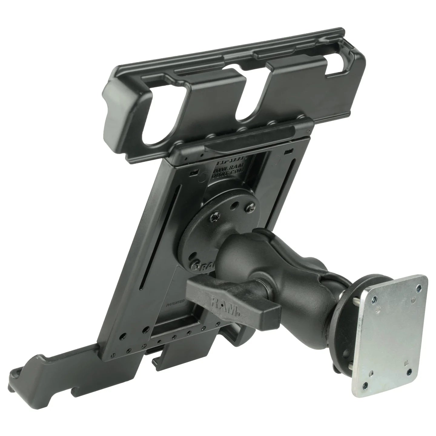 RAM® Dashboard Mount with Backing Plate for 9"-10.5" Tablets with Cases - RAM-101B2-TAB20U