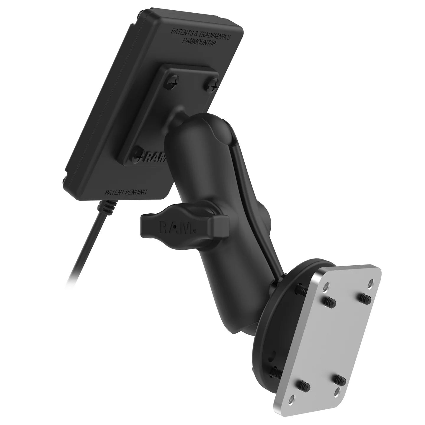 RAM® Drill-Down Dashboard Mount with NFC Repeater Accessory - RAM-B-101-225B-NFCU