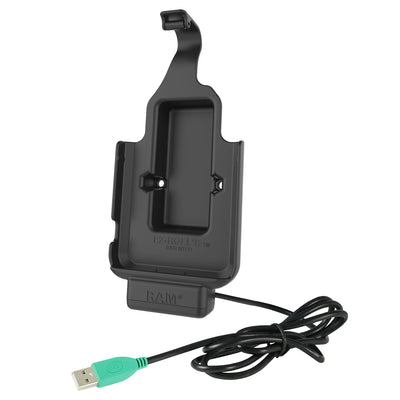 RAM® EZ-Roll'r™ Powered Dock for Samsung XCover6 Pro With Factory Case - RAM-HOL-SAM84CPU