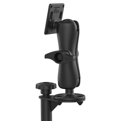 RAM® Tele-Pole™ with 12" & 18" Poles and 75mm VESA Mount - RAM-VP-1218F-D-101-2461U