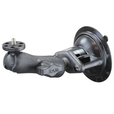 RAM® Twist-Lock™ Composite Suction Cup Mount with 1/4"-20 Camera Adapter - RAP-B-224-1-366