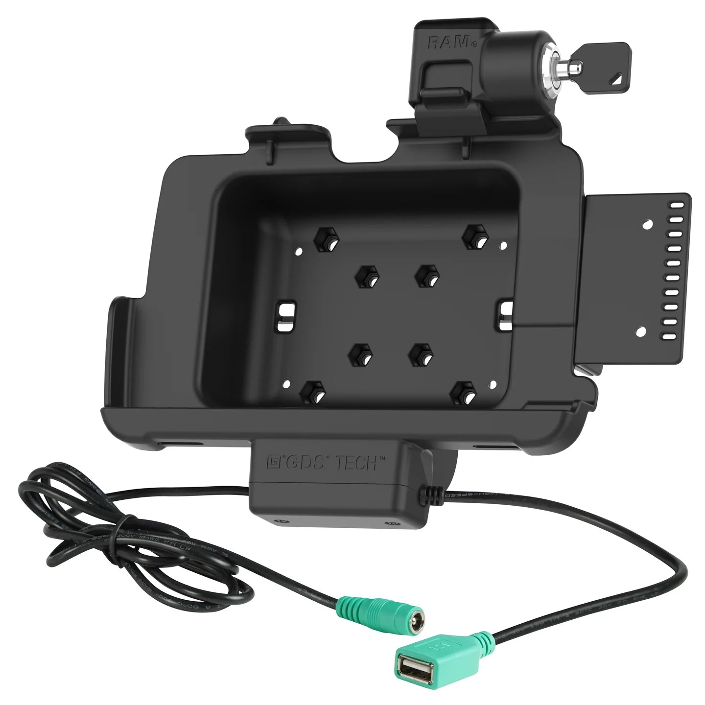 Locking RAM® Tough-Dock™ Power + Data for Zebra ET4x 8" Tablet - RAM-HOL-ZE20PDKLU